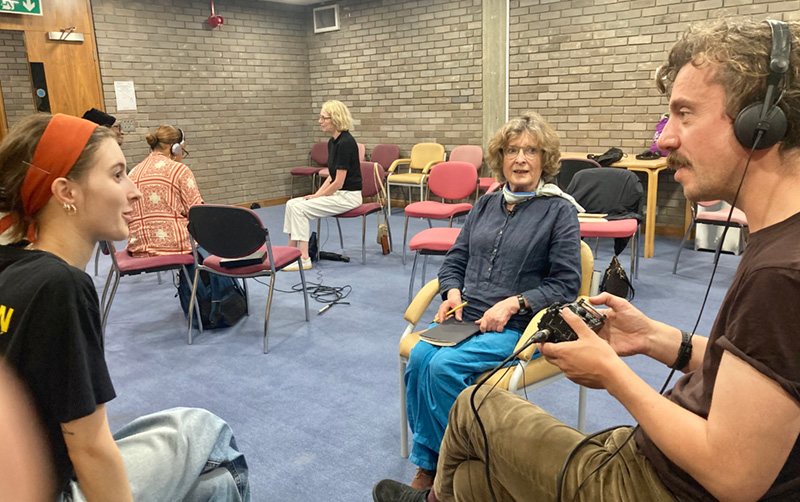Oral History training with digital-works at Swiss Cottage Library