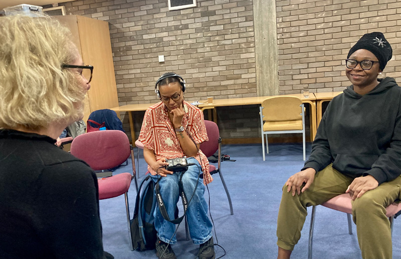 Oral History training with digital-works at Swiss Cottage Library