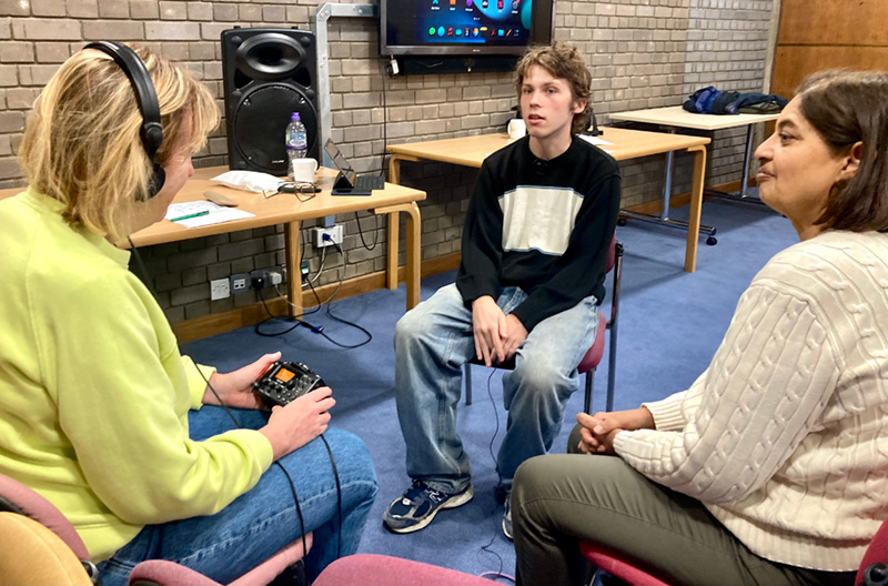 Oral History training with digital-works at Swiss Cottage Library